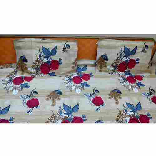 Multi Colored Cotton Double Bed Sheets