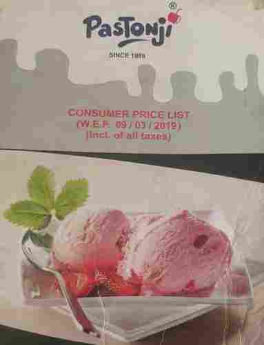 Strawberry Flavor Ice Cream 