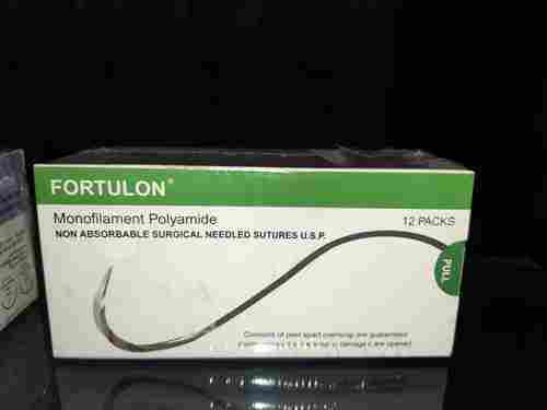 Monofilament Polyamide Non Absorbable Surgical Needled Sutures USP