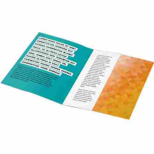 Rectangular Shape Printed Tourists Leaflets