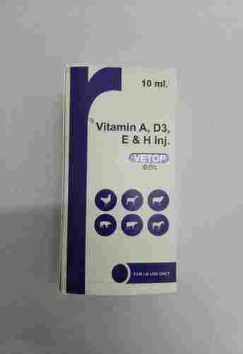 Vitamin A, D3 E And H Injection