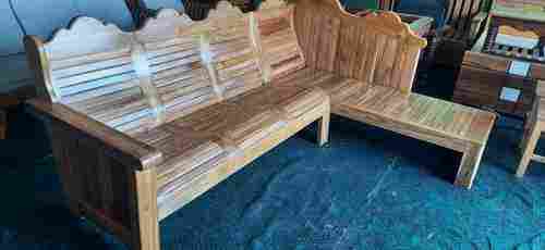 Fully Polished Teak Wood Sofa