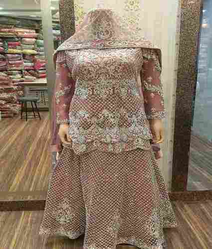 Fancy Bridal Sharara Gown