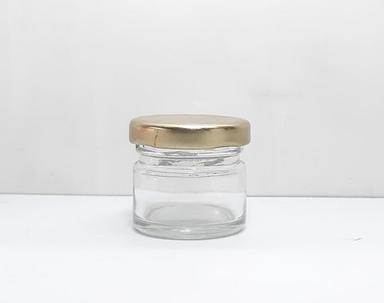Transparent 25Ml Glass Bottle With Lug Cap