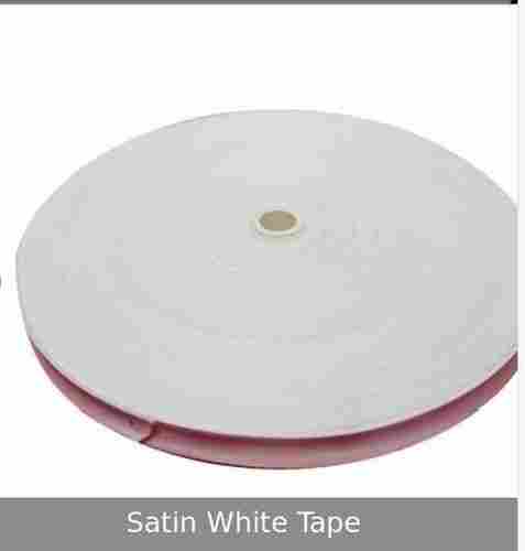 Plain Satin White Tape