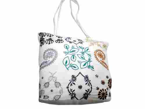 Ladies Chikankari Embroidered Indian Handmade Bags