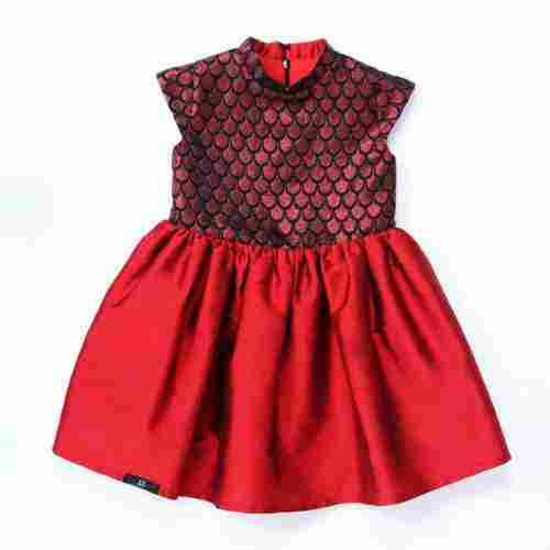 Red Color Baby Frock