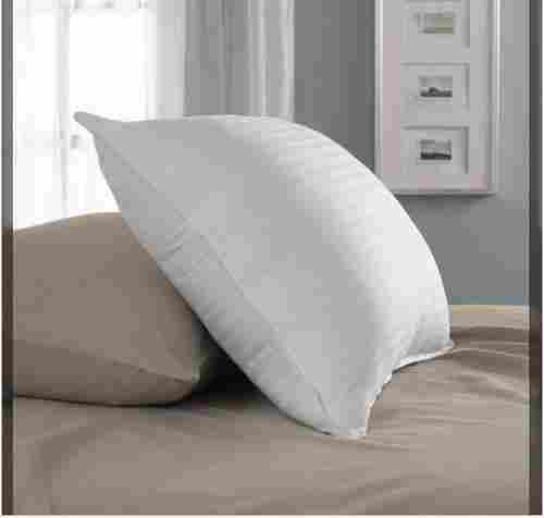 Rectangular White Cotton Pillow