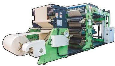 Green Automatic Reel To Sheet Ruling Printing Machine