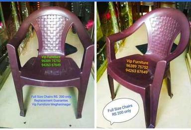 As Per Demand Moulded Plastic Chair With Armrest