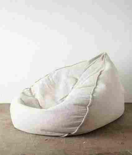 Single Seating White Bean Bag