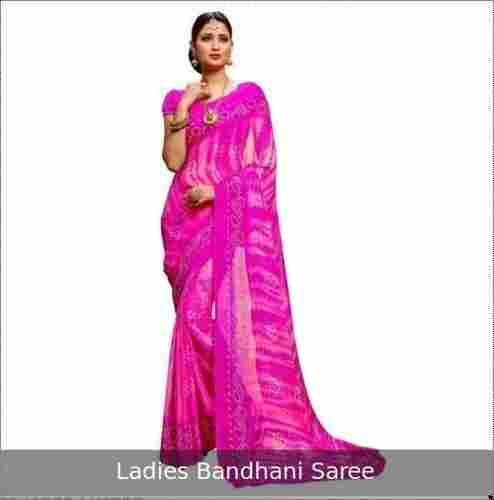 Trendy Design Ladies Bandhani Saree