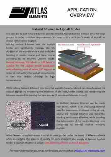 Natural Bitumen in Asphalt Binder
