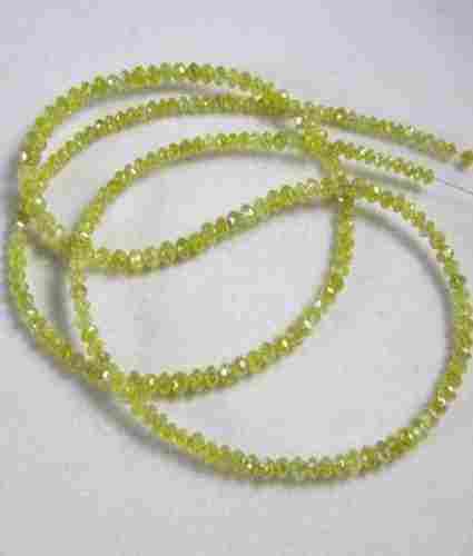 Bright Green Beads Diamonds For Jewelry