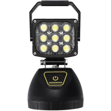 White Portable Rechargeable Led Area Work Light With Heavy Duty Magnetic Base