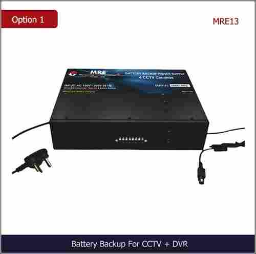 4 Channel DVR SMPS + 4 CCTV SMPS + 12V 14Ah Inbuilt Battery