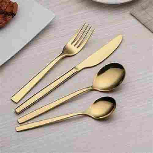 Brass Polished Cutlery Set (24 Pieces)
