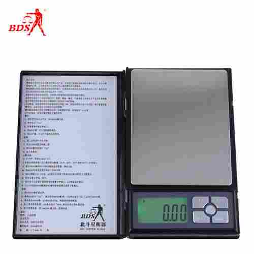 Notebook Portable Flip Weighing Scales mini palm gold diamond scale