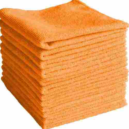 Orange 30 X 40 Cm Microfiber Cleaning Towel