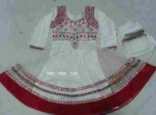 Cotton Anarkali Designer Kids Wear Dress