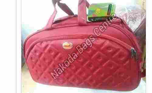 Plain Red Travel Bag