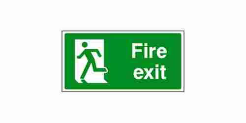 Green Rectangular Fire Safety Signs