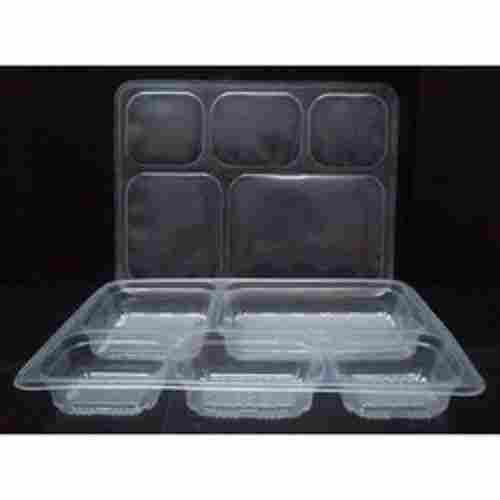 5 Compartment Disposable Food Tray