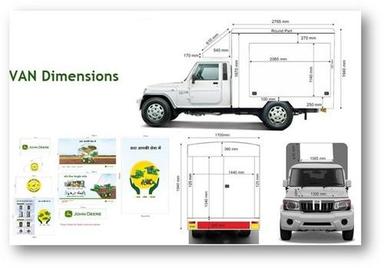 Multicolour Automobile Food Van / Lorry