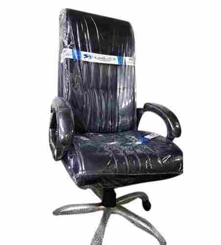Black Leather Rotatable Executive Chair