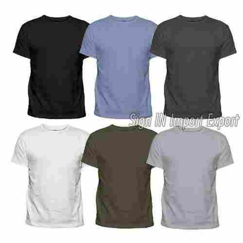 Mens Round Neck T Shirts