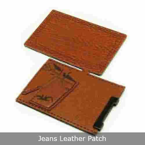 Polished Jeans Leather Patch