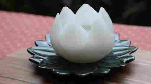 Wax Lotus Shaped Candle