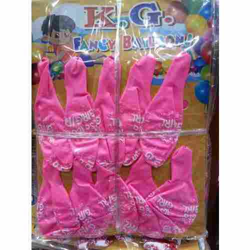 Pink Latex Birthday Balloon