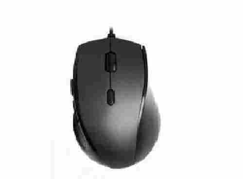 Black Plastic Wired Computer Mouse