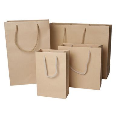 Custom Make It Brown Color Biodegradable Carry Bags