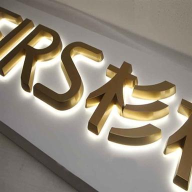 Outdoor Advertising Led Sign Back Light Letter Body Material: Acrylic And Stainless Steel Matertial