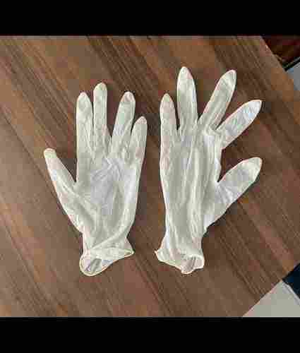 White Disposable Hand Gloves
