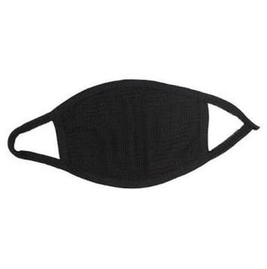 Black Face Mask With Ear Band Age Group: Suitable For All Ages