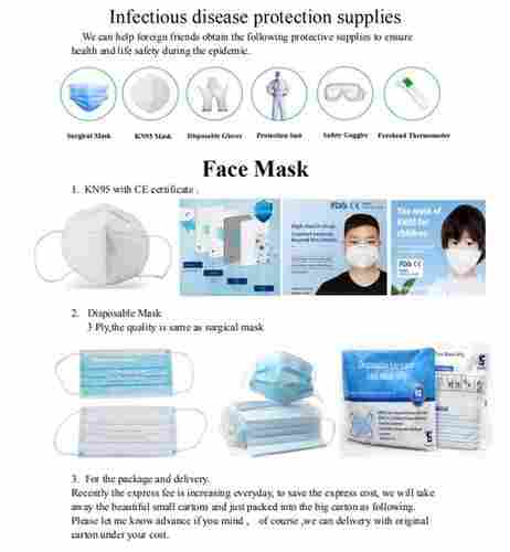 Medical Face Mask With Ear Loop
