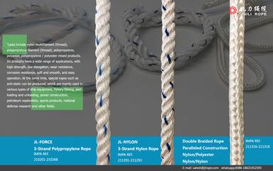 3 Strand Nylon Or Polyester Rope