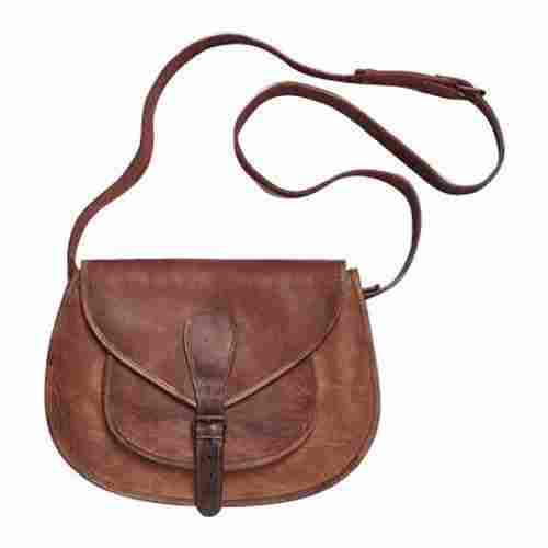 Leather Buckle Saddle Bags