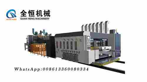 QH-PACK Automatic Flexo Printing Die Cutter Folder Gluer Bundling Machine