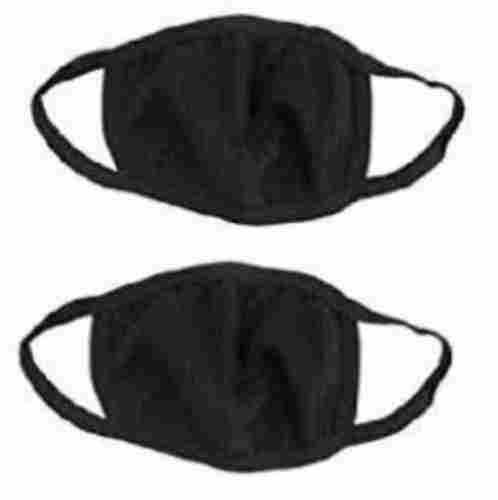 Black Color Cotton Face Mask