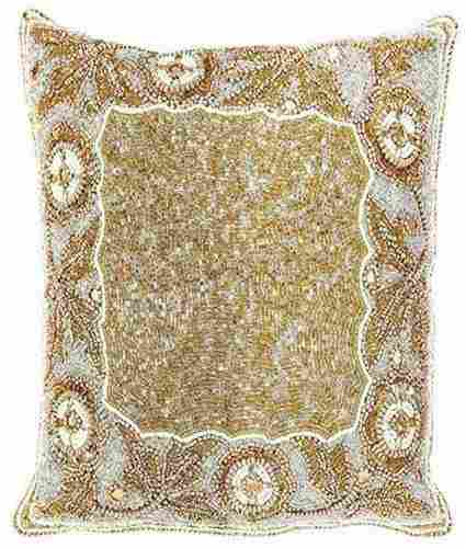 Luxurious Look Beaded Pillow Cover
