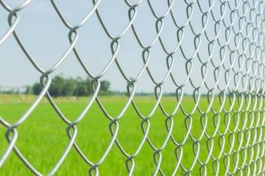 Galvanized Chain Link Fencing Application: Construction