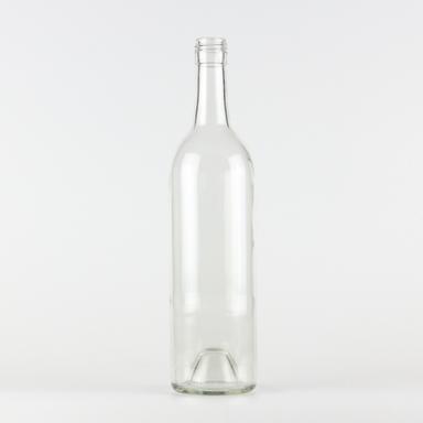 750Ml Screw Finish Bordeaux Wine Glass Bottle - Flint Diameter: 75.3Mm Millimeter (Mm)