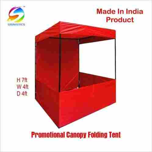 Promotional Canopy Folding Tent Red 4x4x7ft