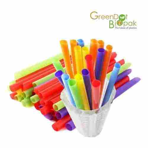 100% Compostable Milky and Natural Fiber Straw