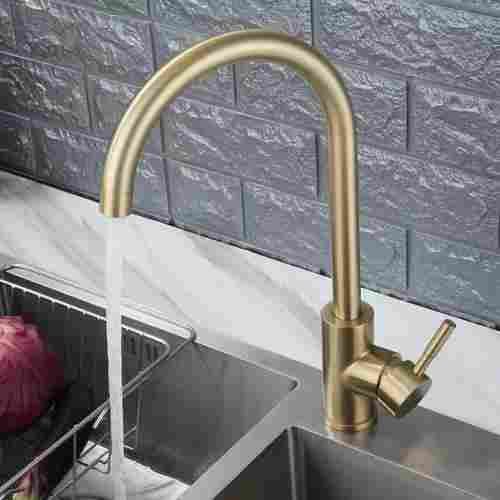 Kitchen Faucet With Nickel Finished Stainless Steel