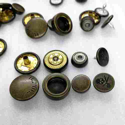15mm New Design High Quality No Hole Brass Snap Button for Garment Accessories HD146-19